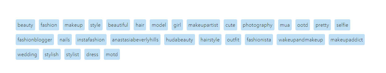 Popular-hashtags-in-Vietnam-beauty-categories