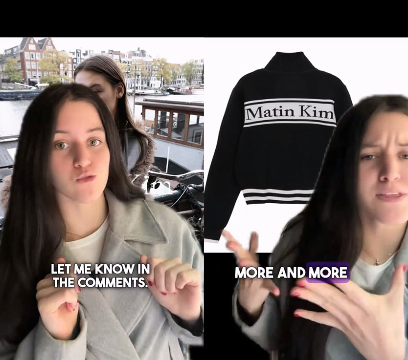 마뗑킴 멕시코 인플루언서 마케팅 사례 (출처: 인스타그램, 틱톡)