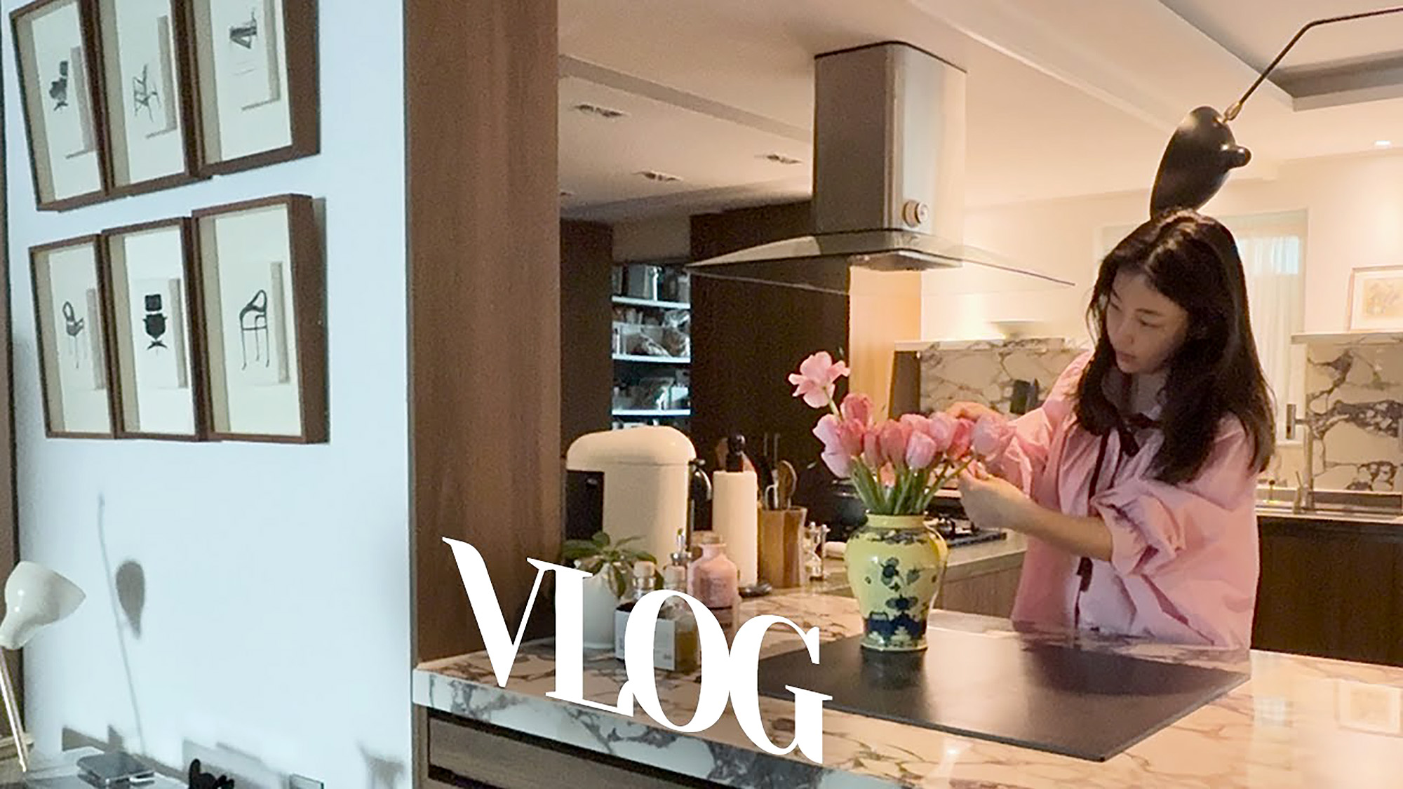 홈 리빙 인플루언서의 인테리어 교체 vlog 콘텐츠 (출처: 기은세의 집 유튜브)